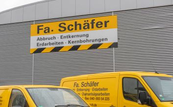 Fuhrpark der Fa. Schäfer Abbruchunternehmen aus Hamburg