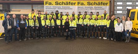 Team der Fa. Schäfer Abbruchunternehmen aus Hamburg